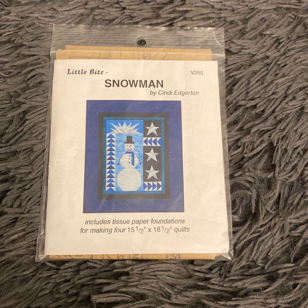 Snowman QUILT KIT